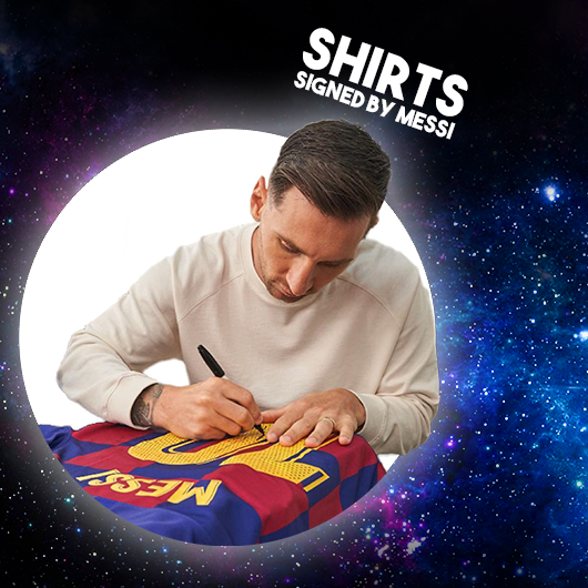 The first winner of the signed Messi Shirt is,  Sara Sanchez Sorrosal from Spain!